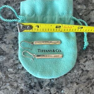 Tiffany & Co. Vintage Silver Bar Earrings
